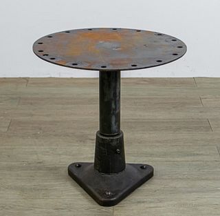 Industrial Metal Side Table