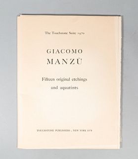 Giacomo Manzu Portfolio The Touchstone Suite 1970