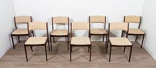 Set of 7 Danish Modern Dining Chairs