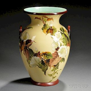 Doulton Lambeth Faience Two-handled Vase