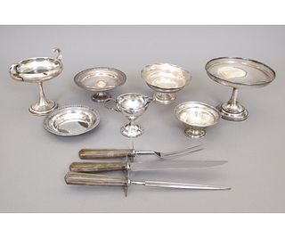 WEIGHTED STERLING SILVER TABLEWARE etc.