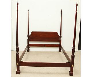 BAKER CHIPPENDALE STYLE POSTER BED