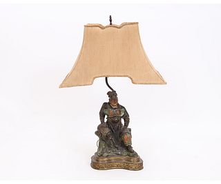 CHINESE EARTHENWARE MING WARRIOR