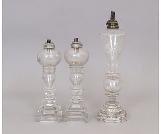 SANDWICH GLASS LAMPS