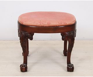 KINDEL CHIPPENDALE STYLE FOOTSTOOL
