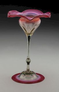Louis Comfort Tiffany Floriform Glass Vase