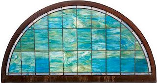 Tiffany Studios Favrile Glass Transom Window