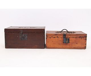 TWO PINE BOXES