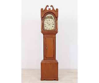 ENGLISH CHIPPENDALE TALL CASE CLOCK