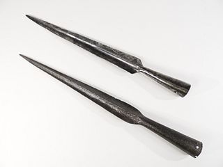 Two Iron Pole Arm Blades