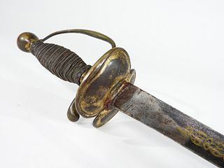 English Brass Hilt Small Sword