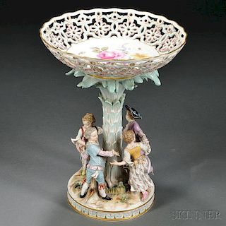 Meissen Porcelain Figural Compote