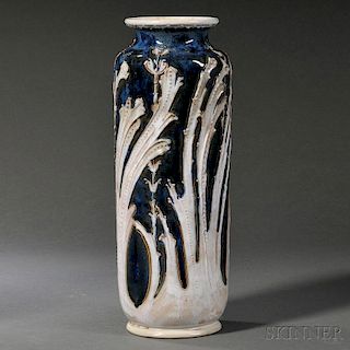 Royal Doulton Lambeth Mark V. Marshall Decorated Stoneware Vase