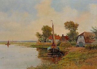 Arend van de Pol (Dutch, 1886-1956)      Polder Landscape