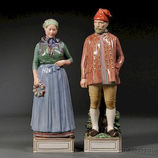 Two Royal Copenhagen Porcelain Figures
