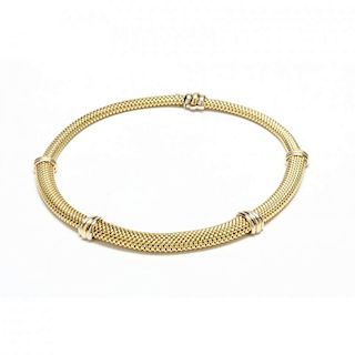 18KT Gold Choker Necklace, Bersani