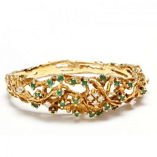 Emerald and Diamond Bracelet, Elliot Brummett
