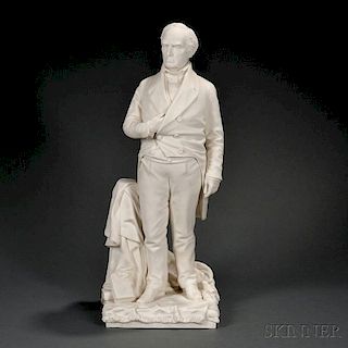 Minton Parian Figure of Daniel Webster
