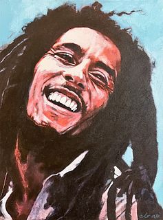 Portrait of Bob Marley by Cesar Beltran