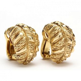 Pair of 18KT Gold Earrings