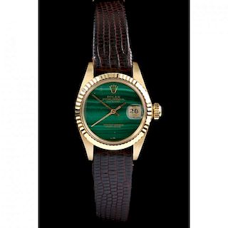 18KT Lady's Oyster Perpetual DateJust Watch, Rolex