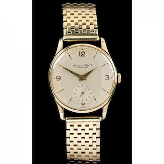 Gent's Vintage 14KT Watch, International Watch Co., Schaffhausen