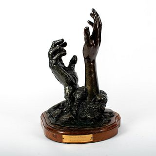 Robert England (American b. 1949) Bronze Sculpture, War and Peace