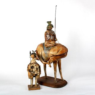 Pair of Ceramic Sculptures, Don Quixote and Sancho Panza