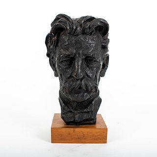 Vintage Molded Bust, Albert Schweitzer