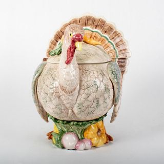 Fitz and Floyd Turkey Pottery Tureen with Cover