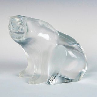 Large Lalique Crystal Figurine, Polar Bear