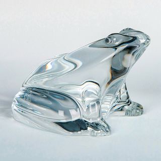 Baccarat Crystal Figurine, Frog