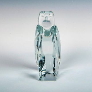 Baccarat Crystal Figurine, Maltese Falcon