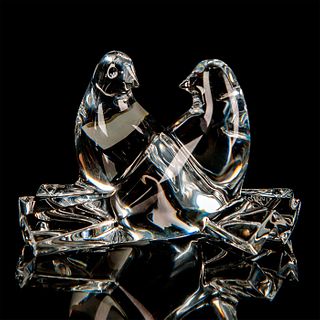 Baccarat Crystal Figurine, Saint Valentin Doves