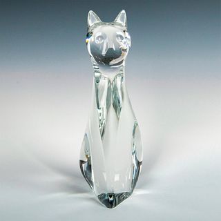 Baccarat Crystal Robert Rigot Figurine, Cat