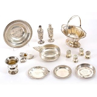 14pc Miscellaneous Pure Silver And Sterling Silver Items