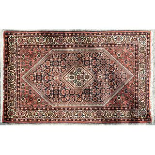 Vintage Low Pile Persian Accent Area Rug