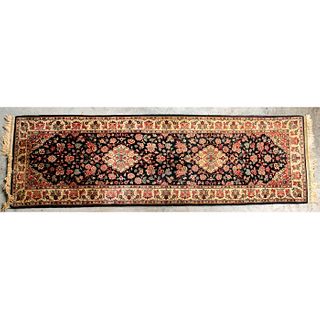 Antique Handwoven Runner Carpet
