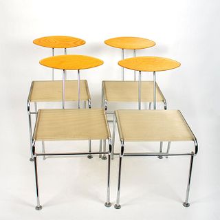 4 Vintage 1980s Chairs, Massimo losa Ghini for Moroso