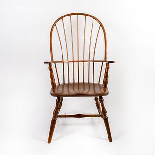 Oak Sack-Back New England Windsor Armchair