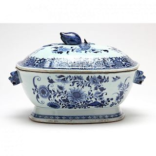 Chinese Nanking Covered Tureen 