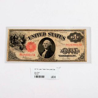 1917 One Dollar Legal Tender Note Paper Money