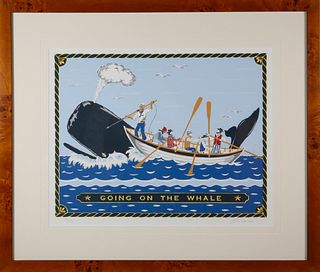 Pair of Eric Holch Limited Edition Prints "Going on the Whale" and "Salty Dogs"