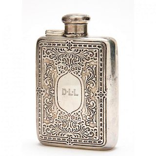 Antique Tiffany & Co. Sterling Silver Flask 