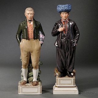 Two Royal Copenhagen Porcelain Figures of Men