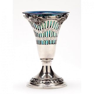 Sterling Silver Vase Made for Tiffany & Co. 