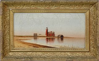 Wendell Macy Oil on Canvas "Brant Point - Nantucket"