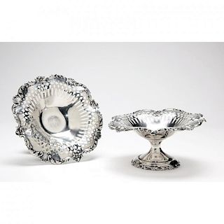 Pair of Sterling Silver Tazzas 