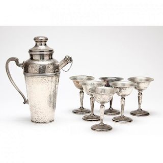 Vintage Sterling Silver Cocktail Set 