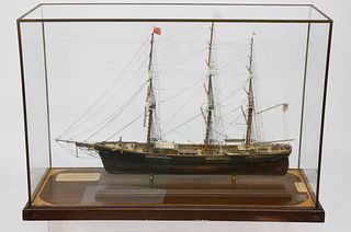 Cased Model of the 1852 Clipper Ship "Sovereign Of The Seas", 20th Century